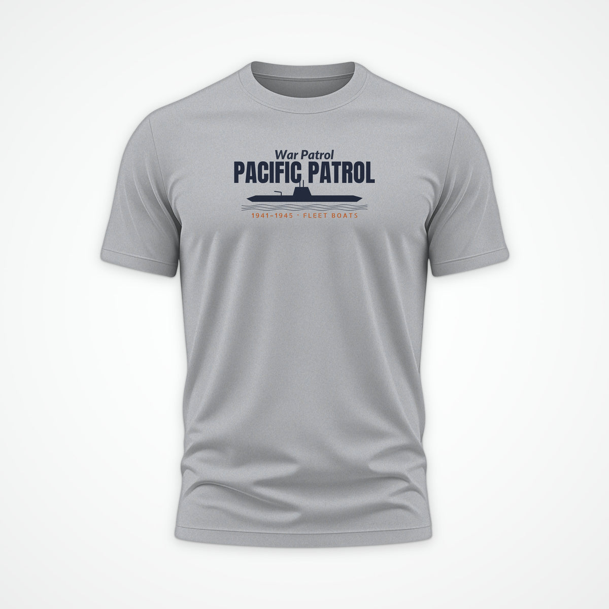 Pacific Patrol 1941–45 Profile Tee in Heather Grey