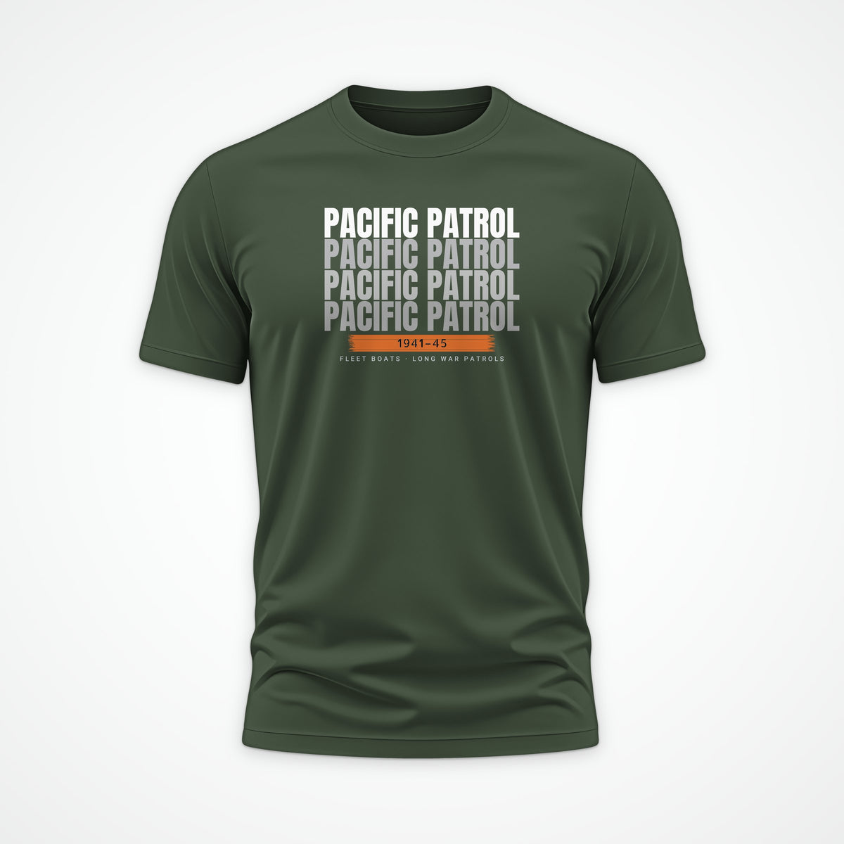 Pacific Patrol 1941–45 Echo Tee in Olive