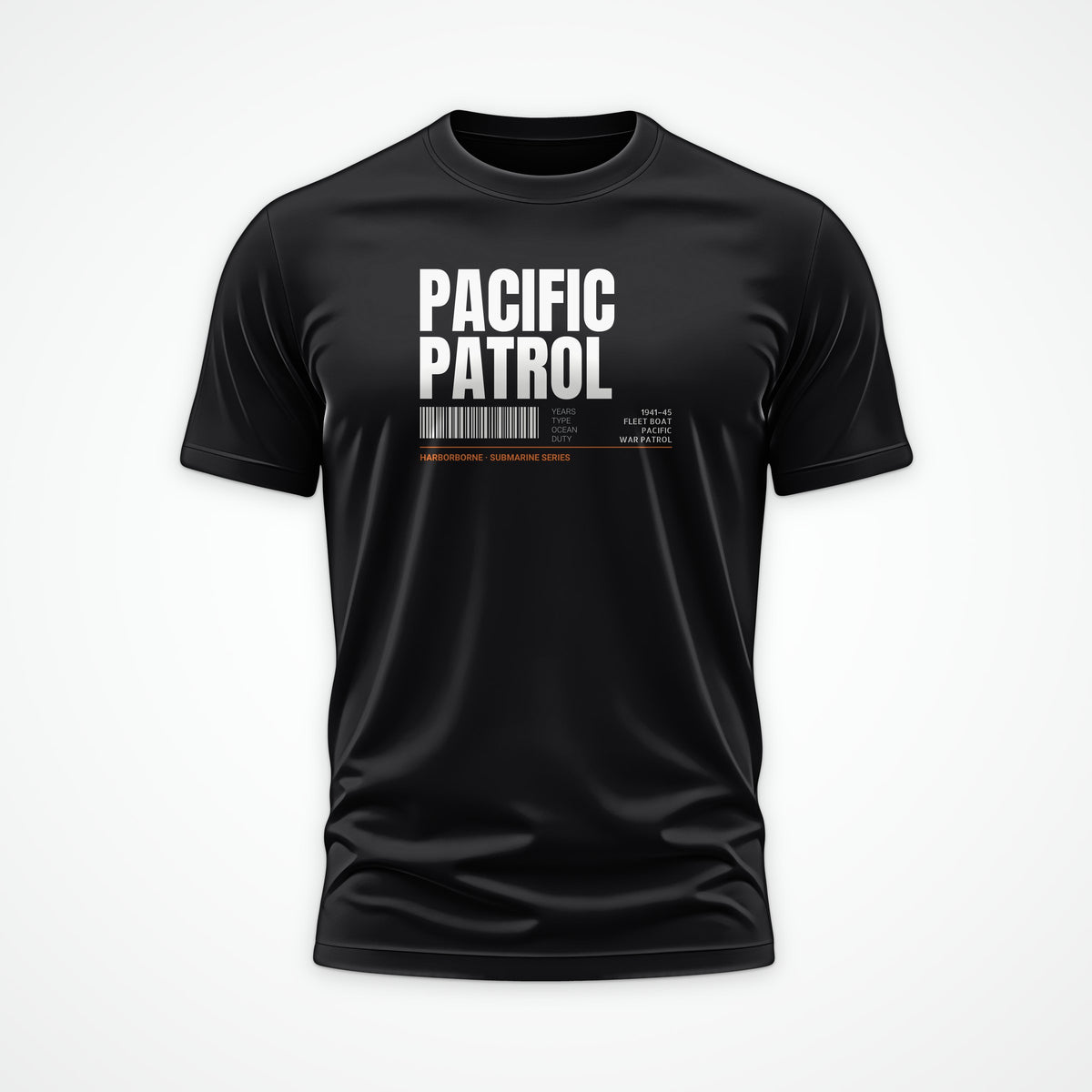 Pacific Patrol 1941–45 Tag Tee in Black