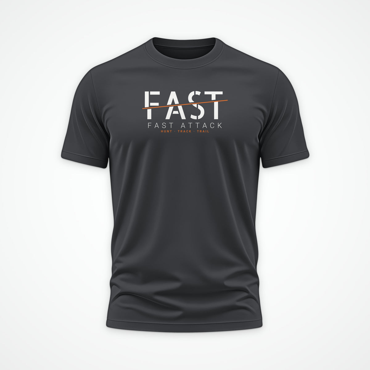 Fast Attack & Boomer Fast Attack Tee in Anthracite