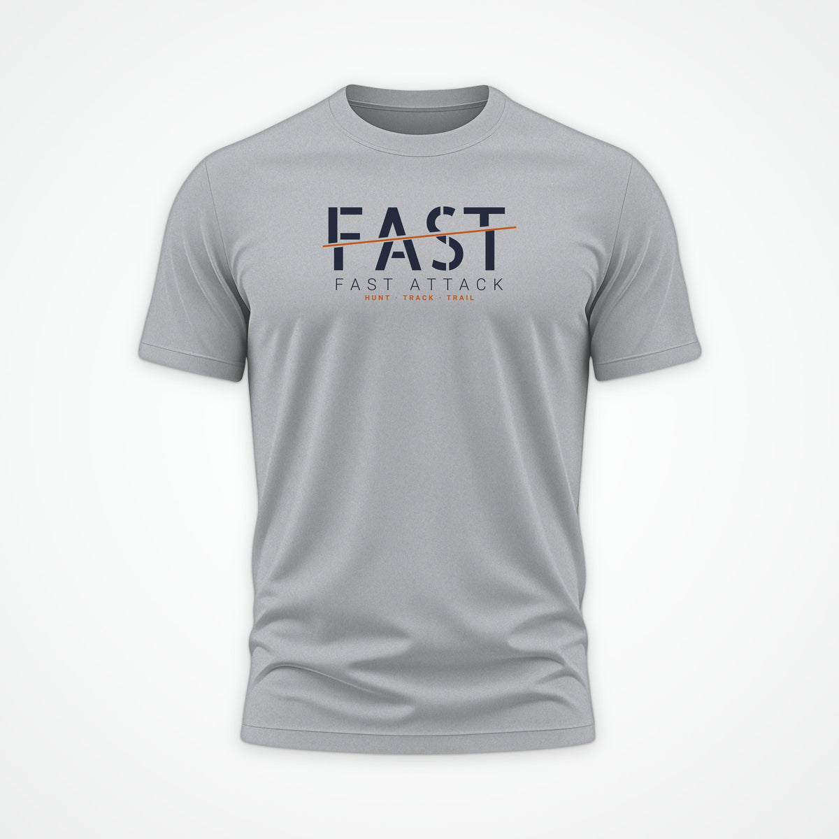 Fast Attack & Boomer Fast Attack Tee in Heather Grey