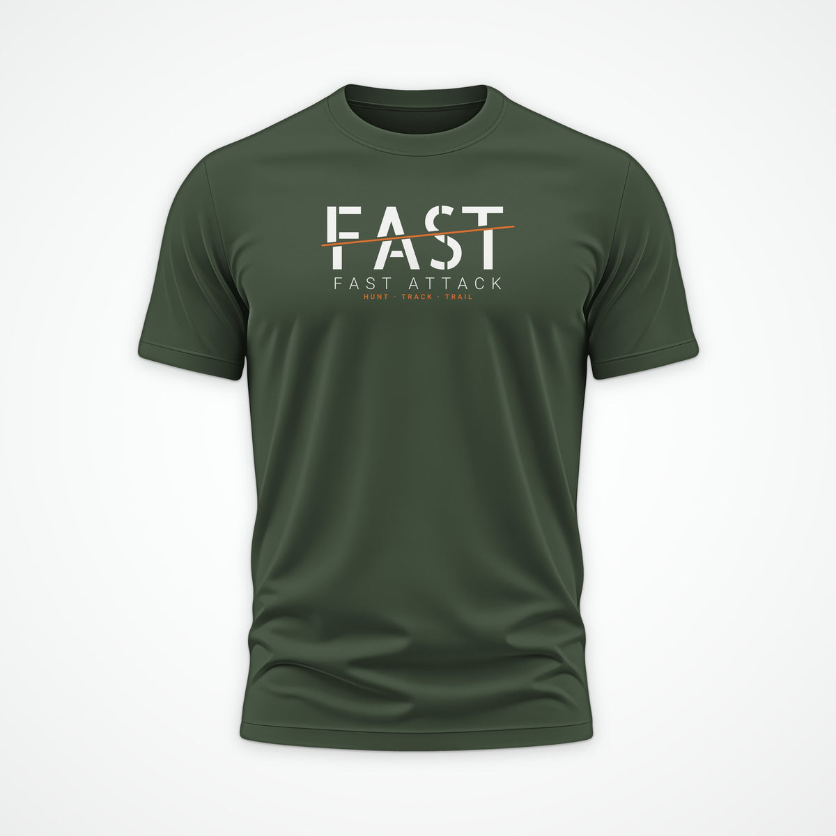 Fast Attack & Boomer Fast Attack Tee in Olive