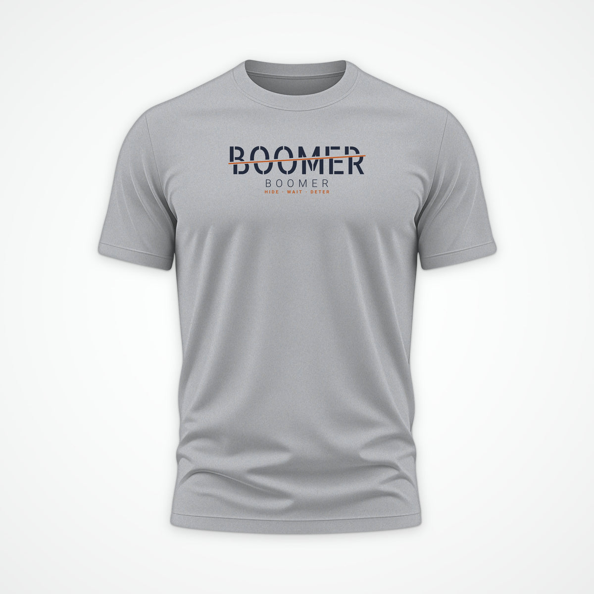Fast Attack & Boomer Boomer Tee in Heather Grey