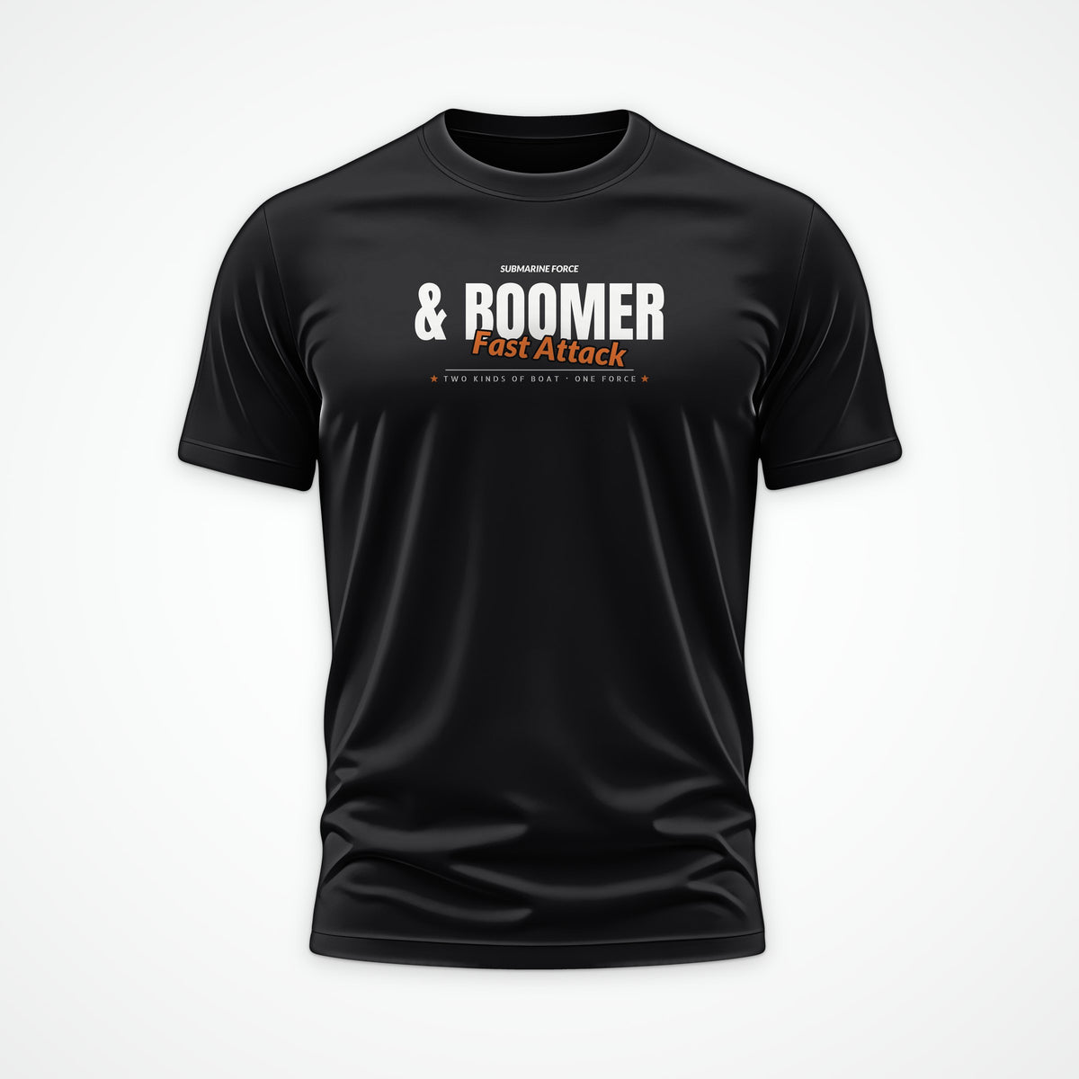 Fast Attack & Boomer Club Tee in Black