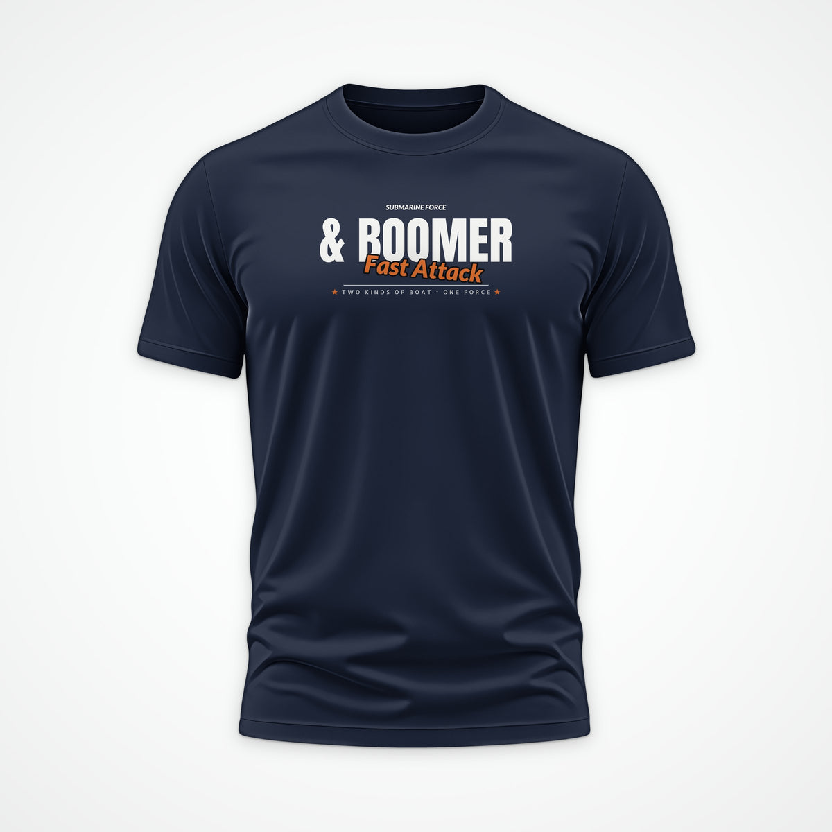 Fast Attack & Boomer Club Tee in French Navy