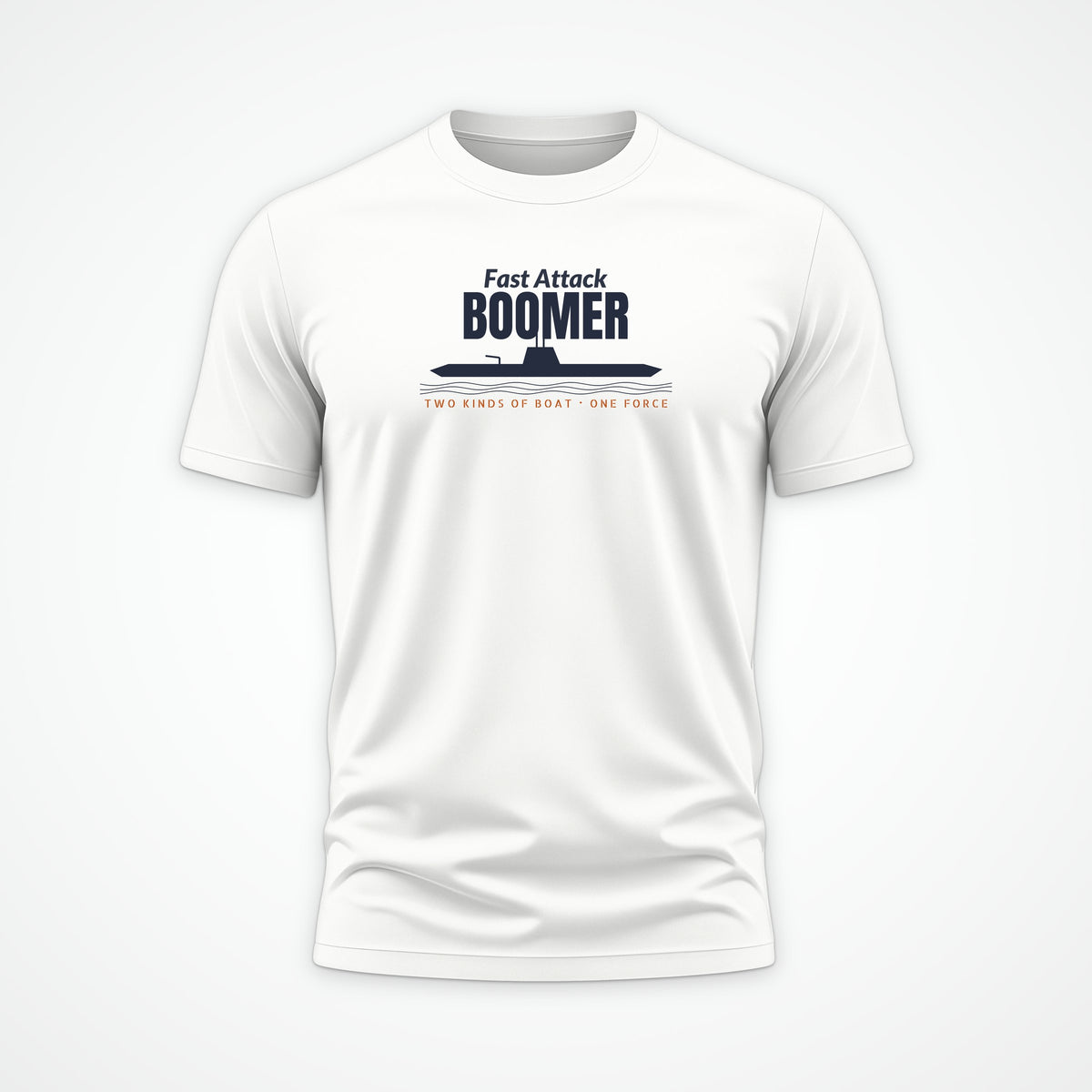 Fast Attack & Boomer Profile Tee in White