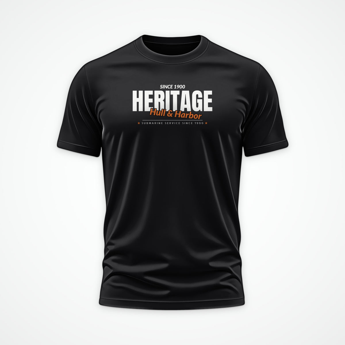 Hull & Harbor Heritage Club Tee in Black