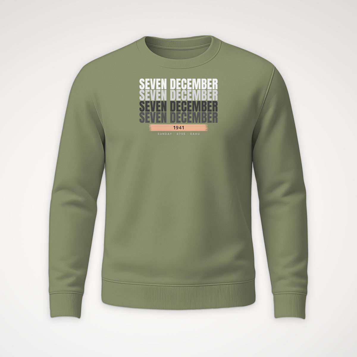 Seven December Echo Crewneck Sweatshirt in Military Green