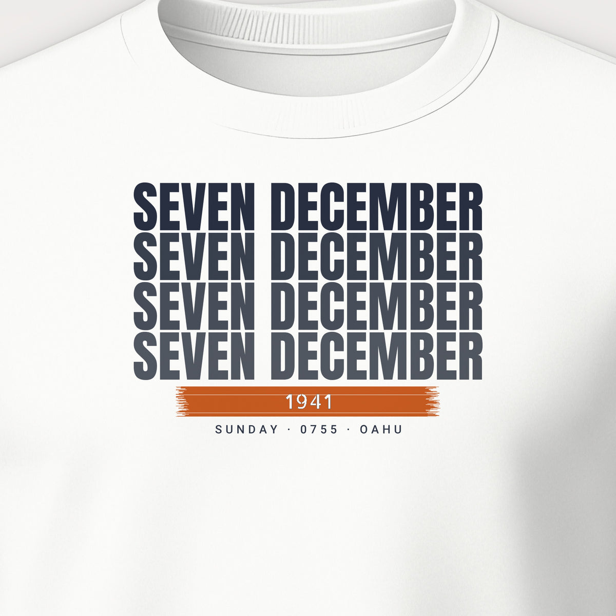Seven December Echo Crewneck Sweatshirt, front print detail