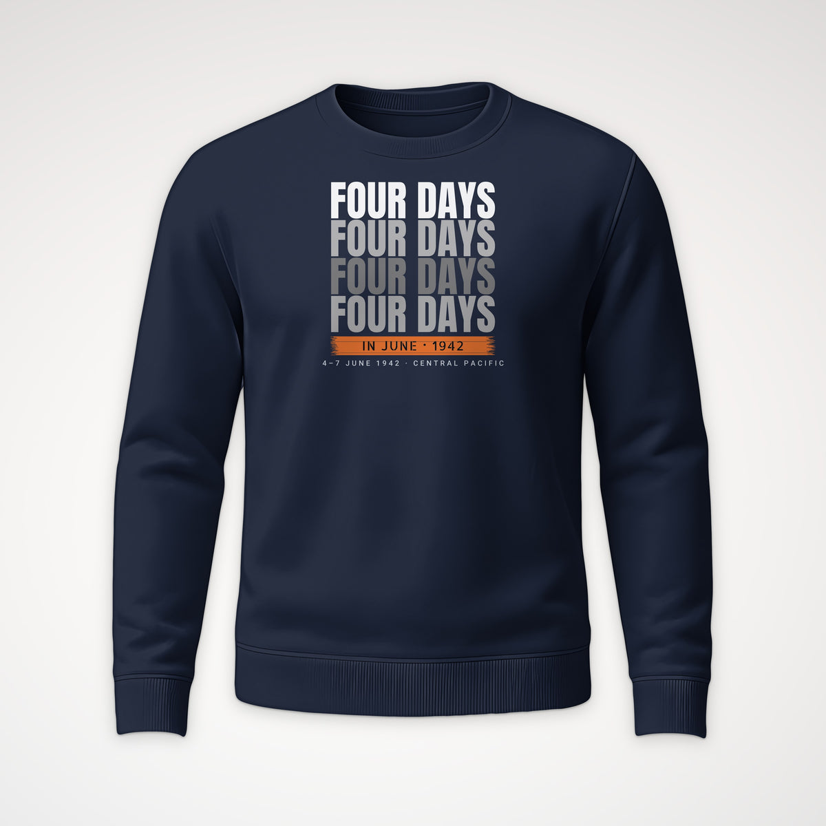 Four Days in June Echo Crewneck Sweatshirt in Navy