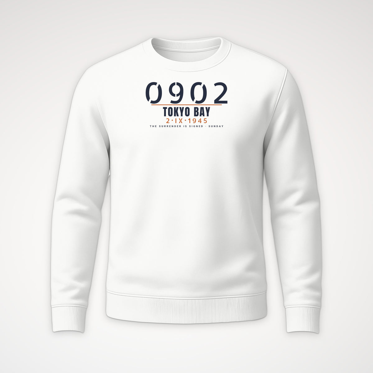 Tokyo Bay 0902 Crewneck Sweatshirt in White