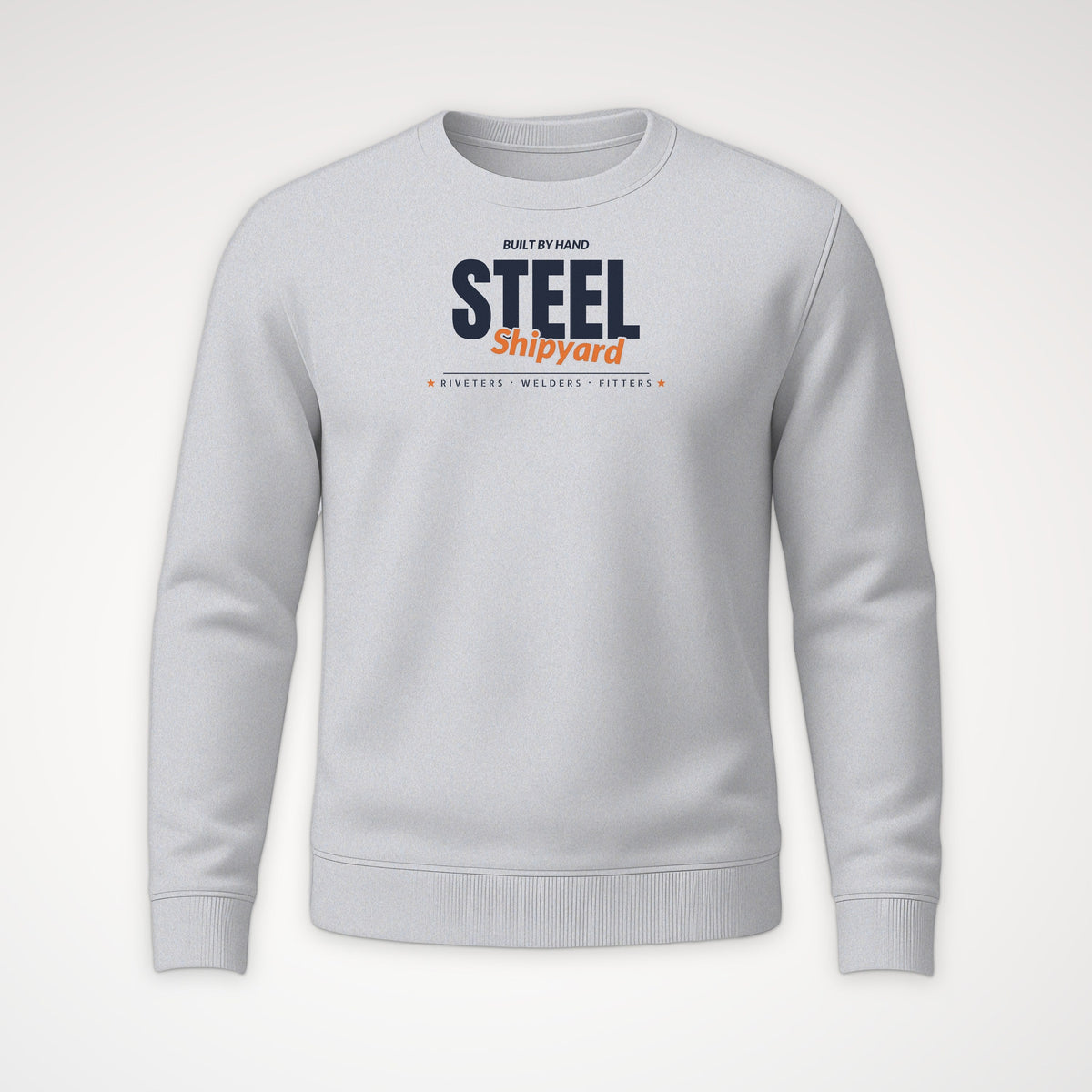 Shipyard Steel Club Crewneck Sweatshirt in Sport Grey