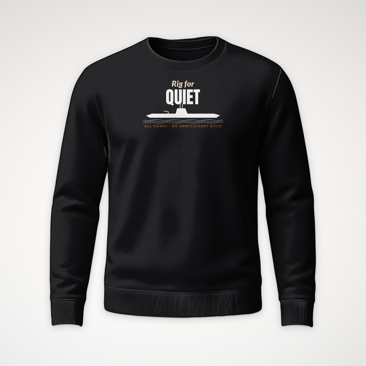 Rig for Quiet Profile Crewneck Sweatshirt in Black