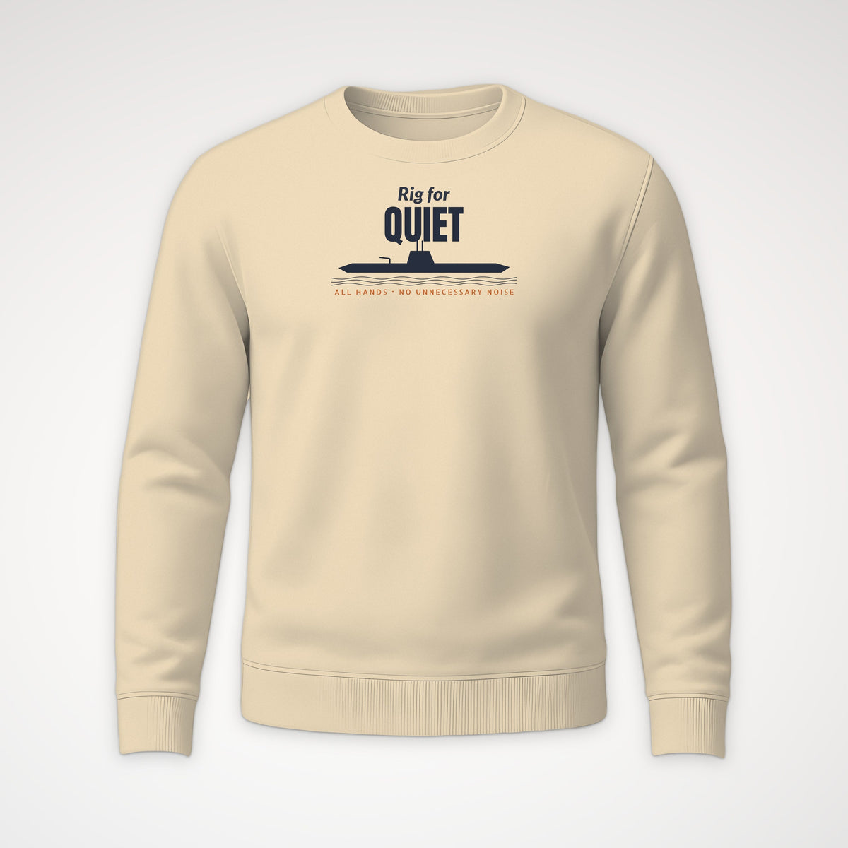 Rig for Quiet Profile Crewneck Sweatshirt in Sand