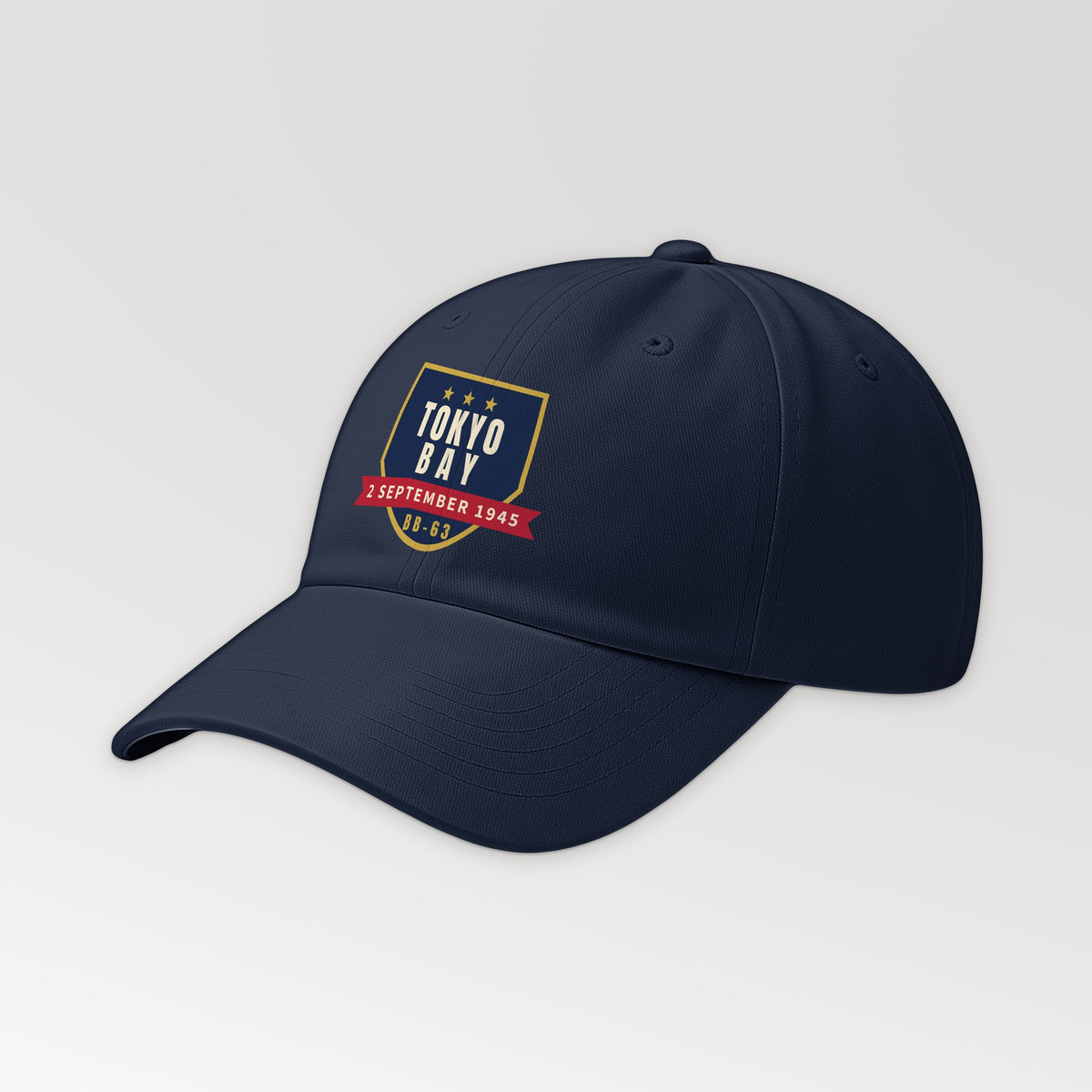 Missouri Tokyo Bay 1945 Dad Hat in Navy