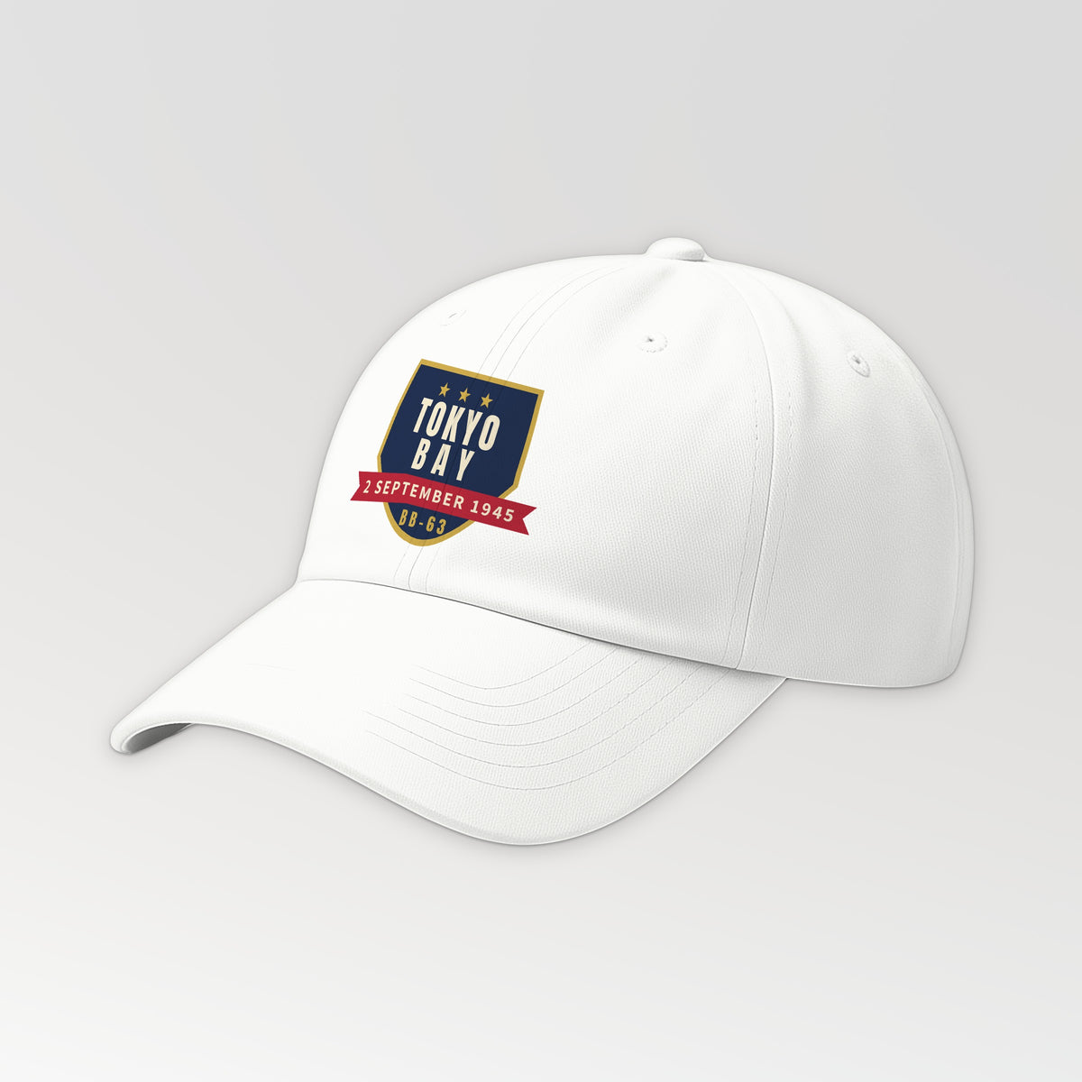 Missouri Tokyo Bay 1945 Dad Hat in White