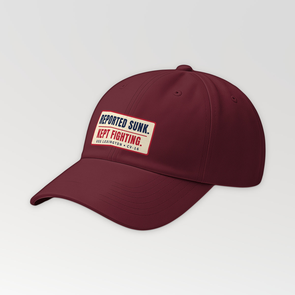 Lexington Reported Sunk Kept Fighting Dad Hat in Cranberry