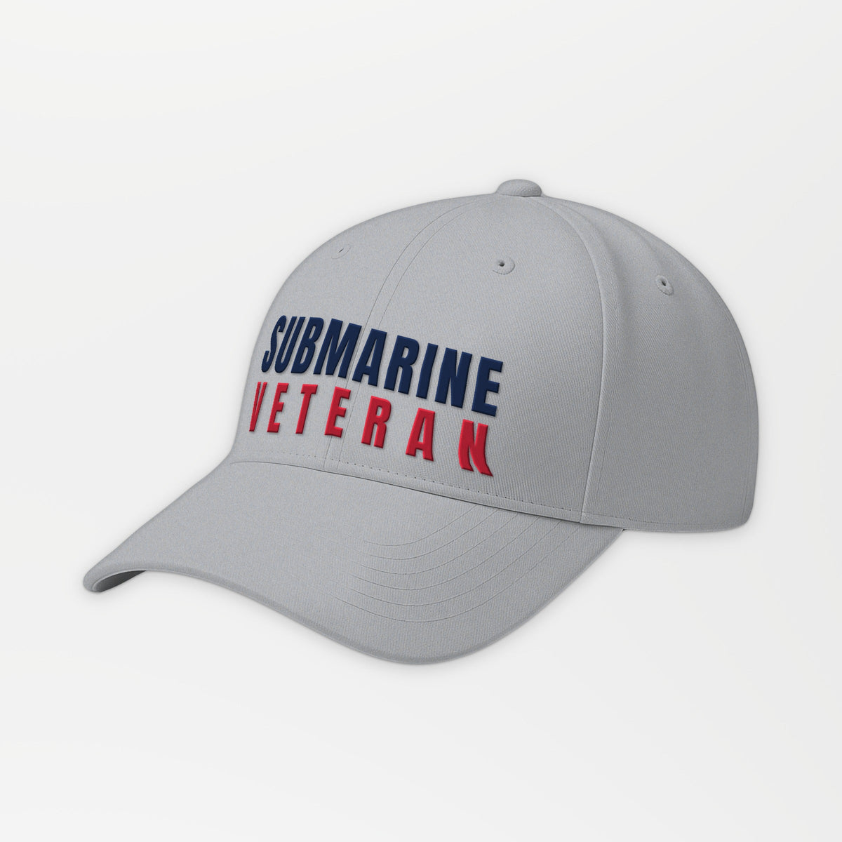 Proudly Served Submarine Veteran Embroidered Cap in Grey