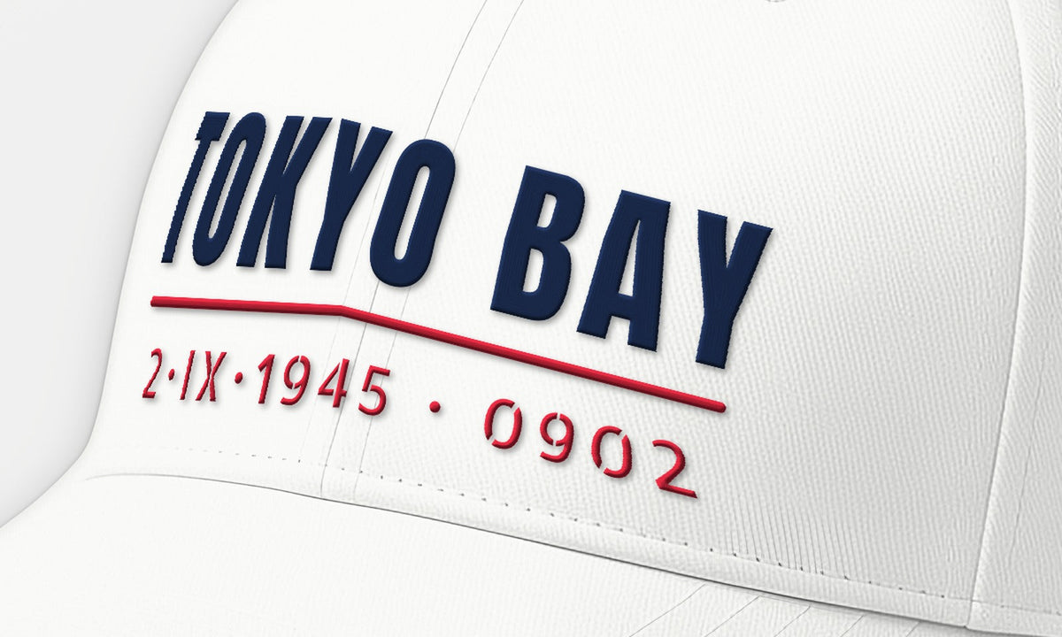 Tokyo Bay 2 IX 1945 Embroidered Cap, front detail