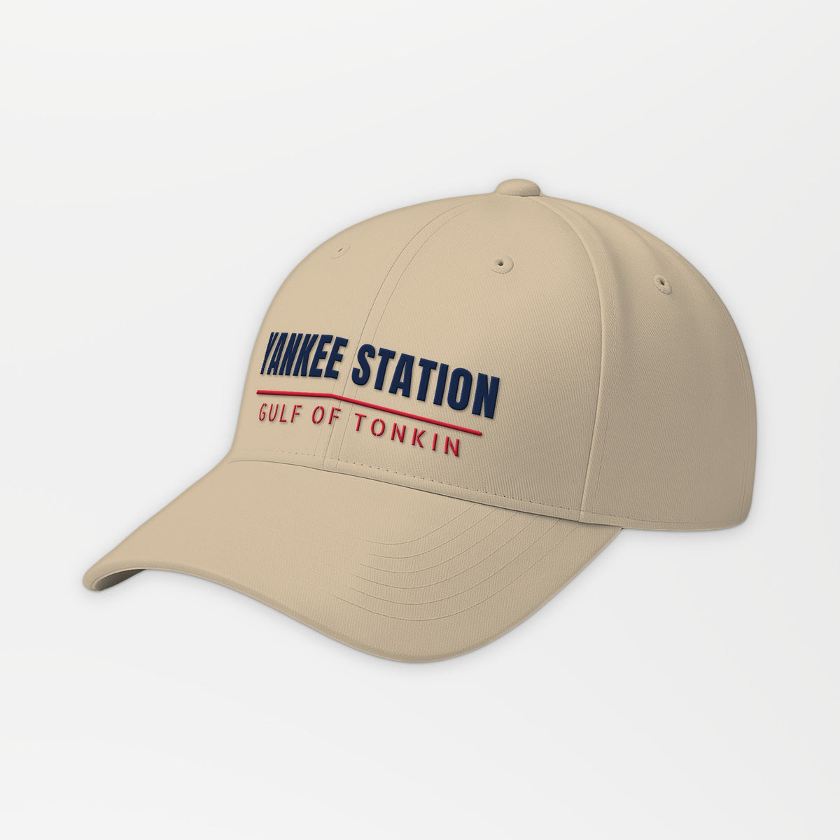 Yankee Station Gulf of Tonkin Embroidered Cap in Khaki