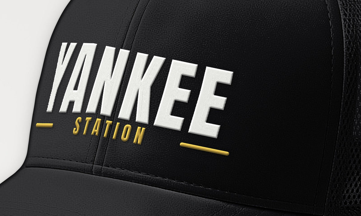 Yankee Station 1964-1973 Trucker Cap, front detail