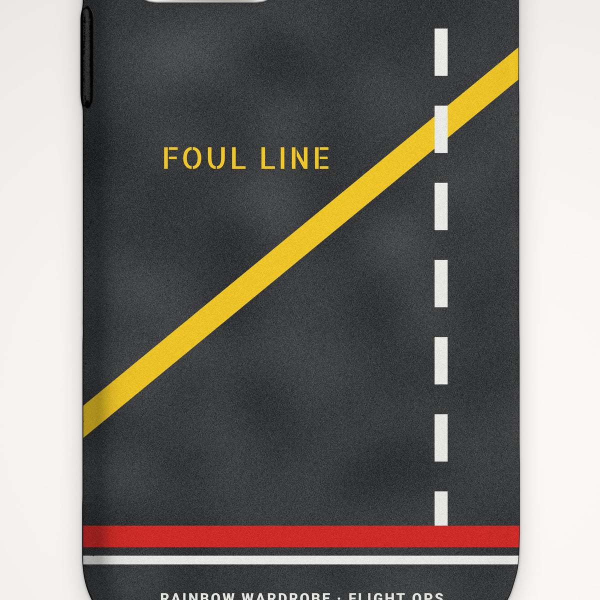 Flight Deck Foul Line Tough Phone Case – iPhone, print detail