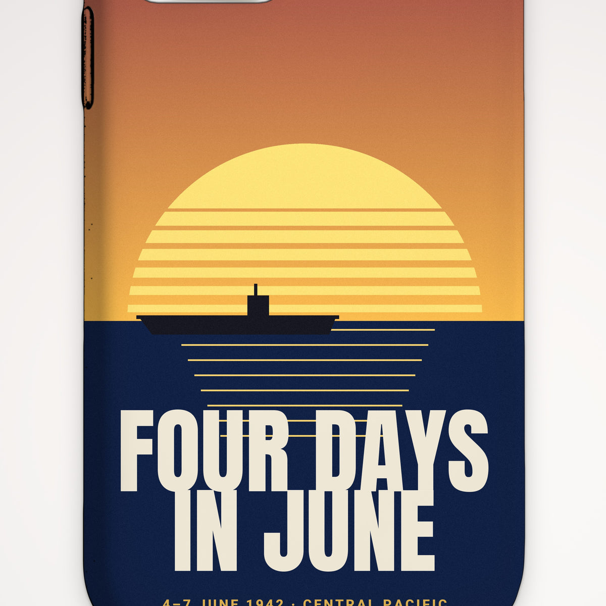 Four Days in June Sunset Tough Phone Case – iPhone, print detail