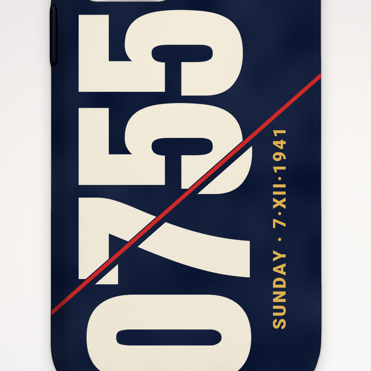 0755 Sliced Tough Phone Case – iPhone, print detail