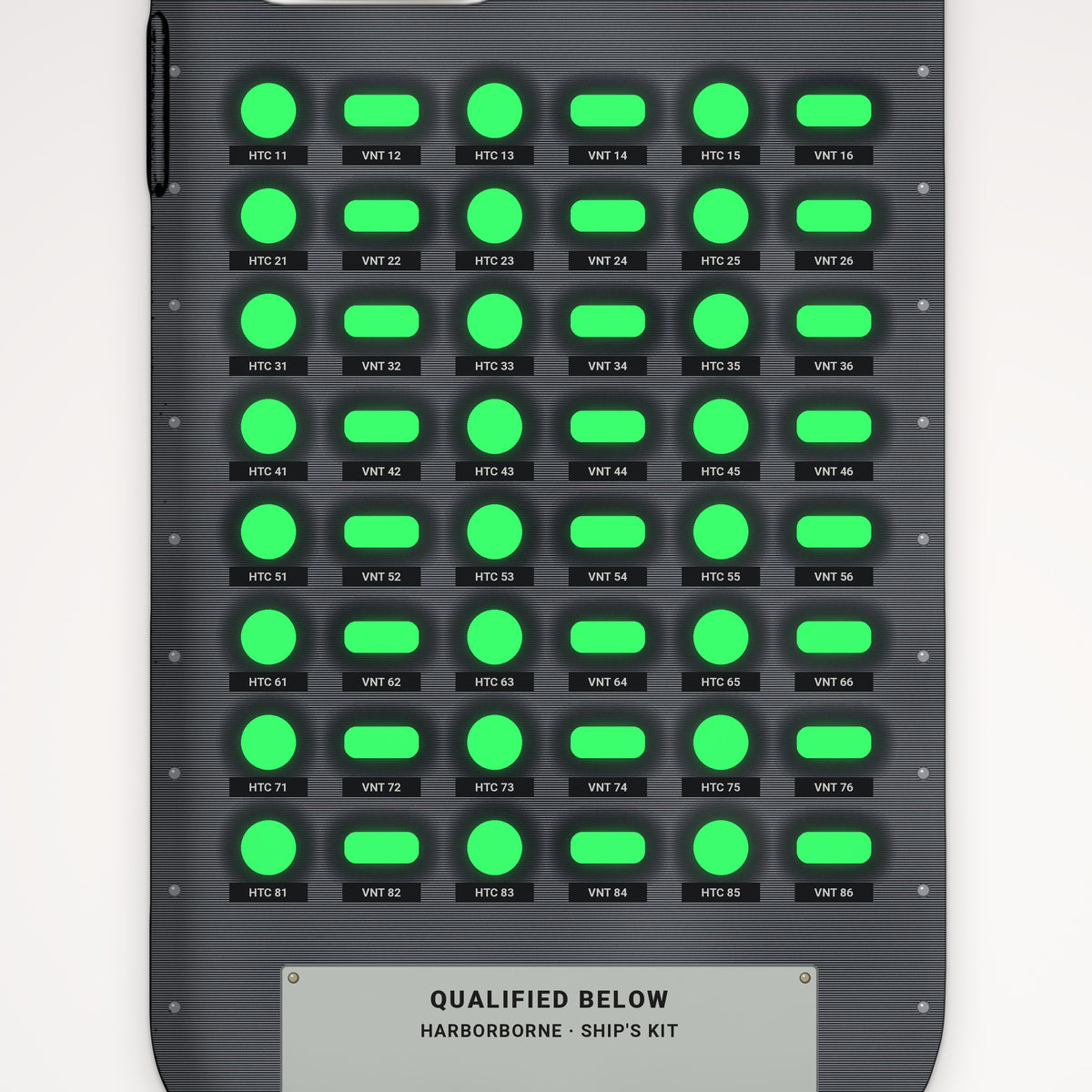 Green Board Panel Tough Phone Case – iPhone, print detail
