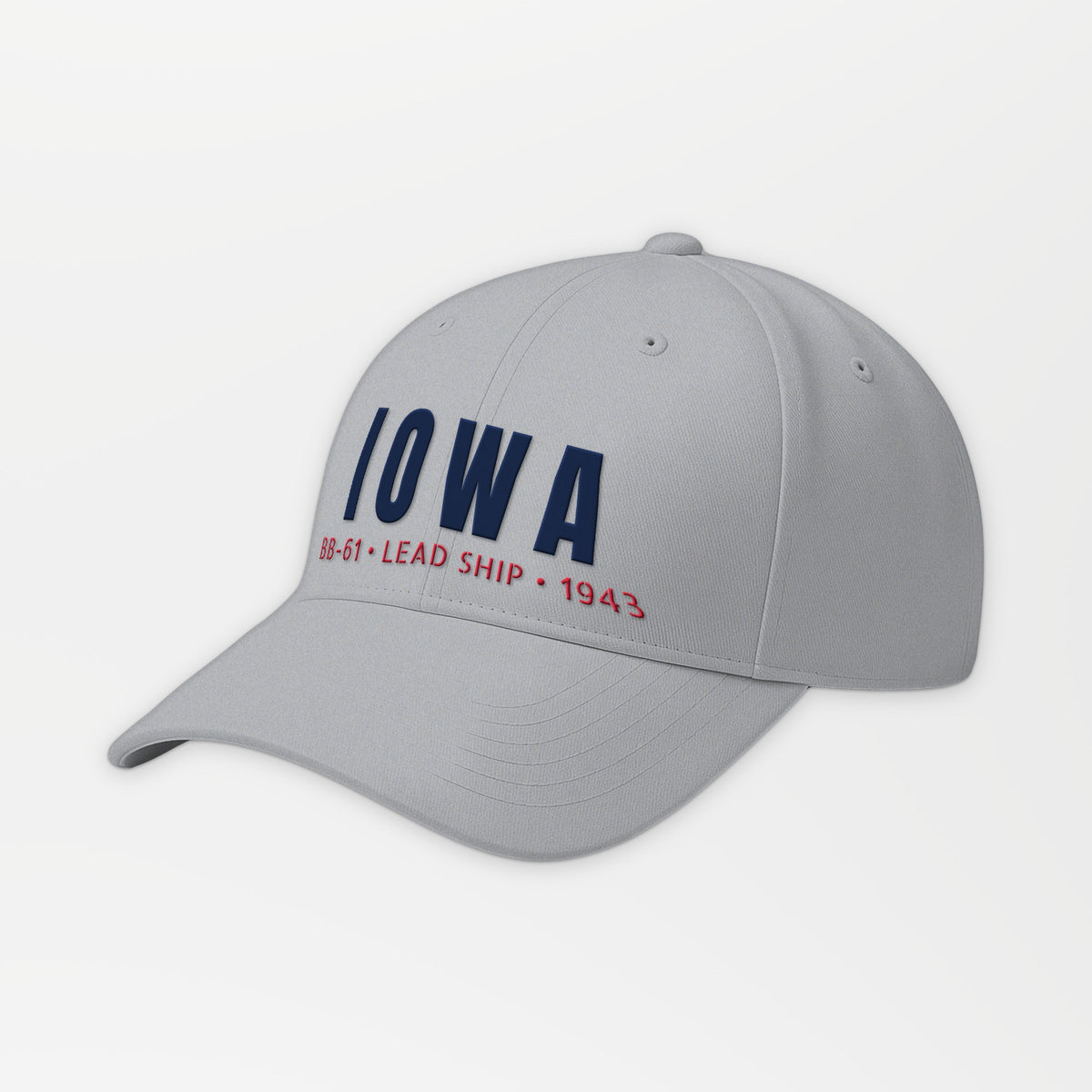 Iowa Lead Ship 1943 Embroidered Cap