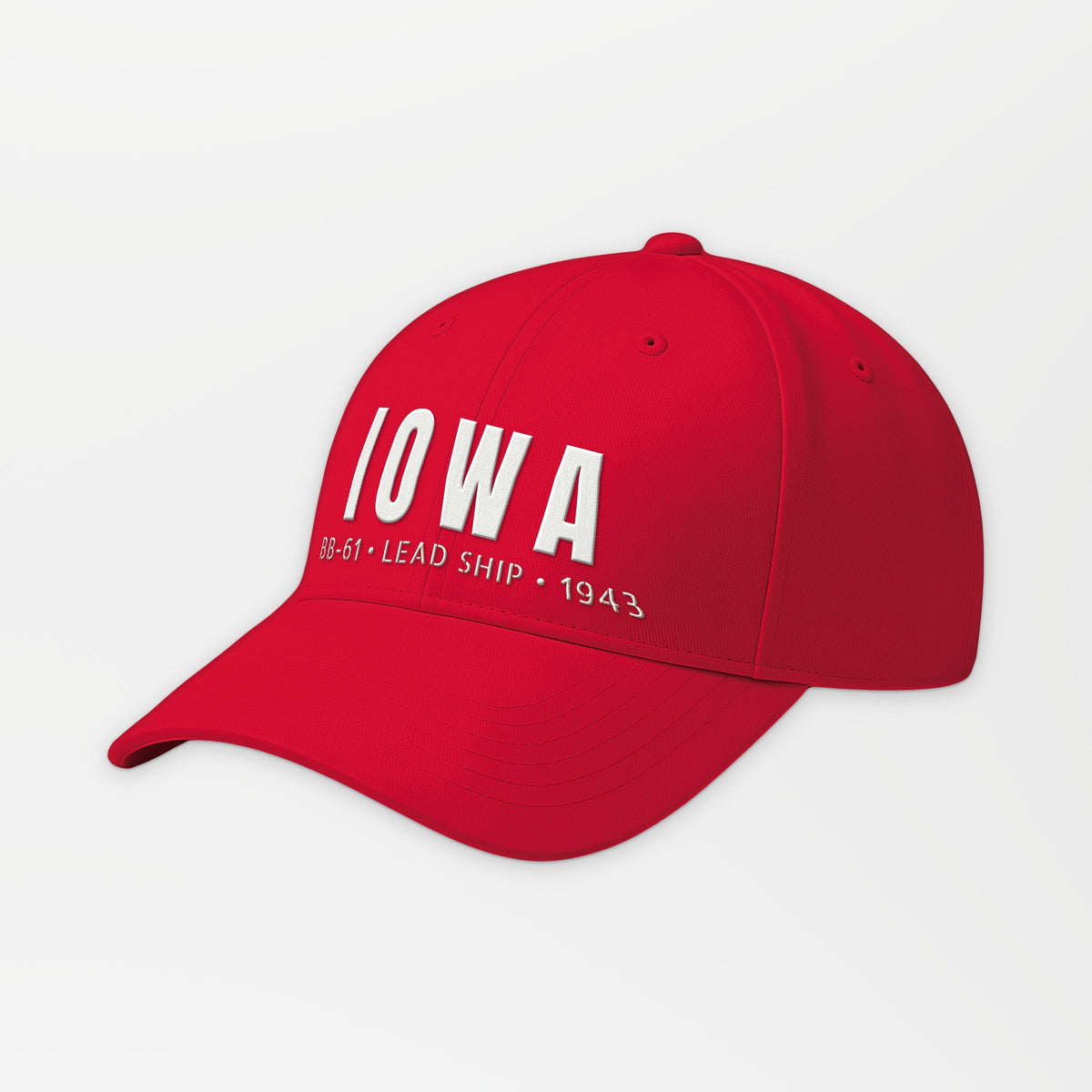 Iowa Lead Ship 1943 Embroidered Cap