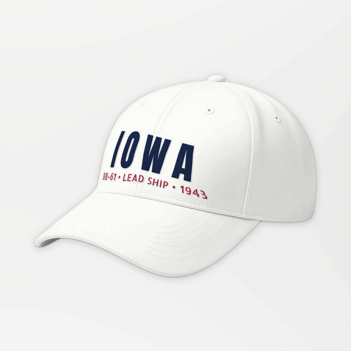 Iowa Lead Ship 1943 Embroidered Cap